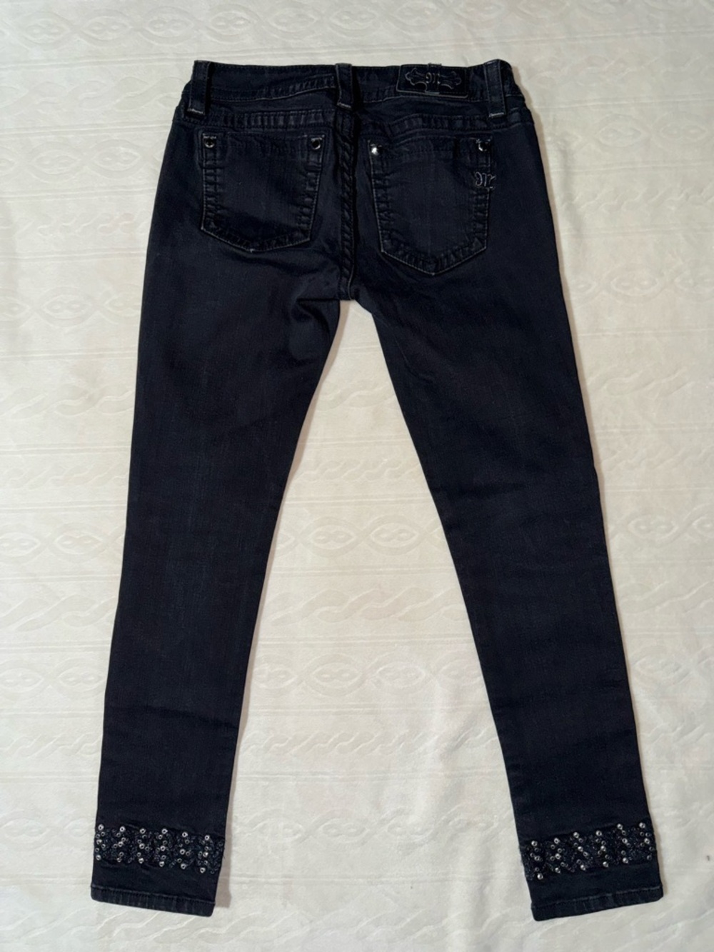 Miss Me Signature Cuffed Skinny Jeans‎ - Picture 5 of 6